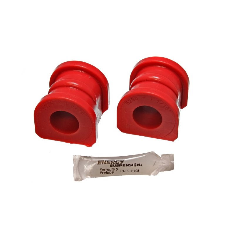 Energy Suspension 89-97 Ford Thunderbird / 89-97 Cougar Red 1-1/16in Front Sway Bar Bushing Set