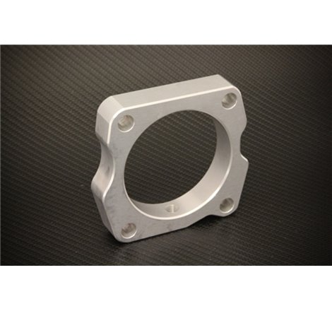 Torque Solution Throttle Body Spacer (Silver): Acura TL 2004-2007