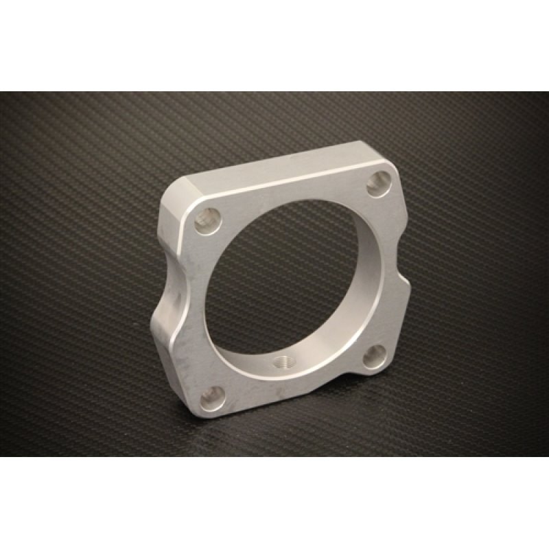 Torque Solution Throttle Body Spacer (Silver): Acura TL 2004-2007