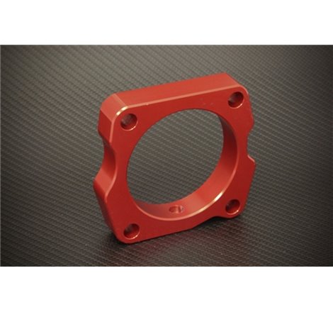 Torque Solution Throttle Body Spacer (Red): Acura TL 2004-2007