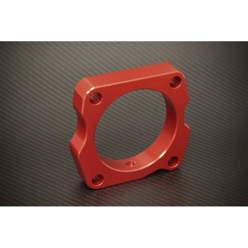 Torque Solution Throttle Body Spacer (Red): Acura TL 2004-2007