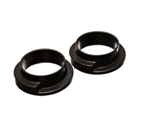 Energy Suspension Universal 2-3/16in ID 3in OD 1in H Black Coil Spring Isolators (2 per set)