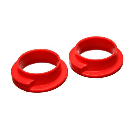 Energy Suspension Universal 2-3/16in ID 3in OD 1in H Red Coil Spring Isolators (2 per set)