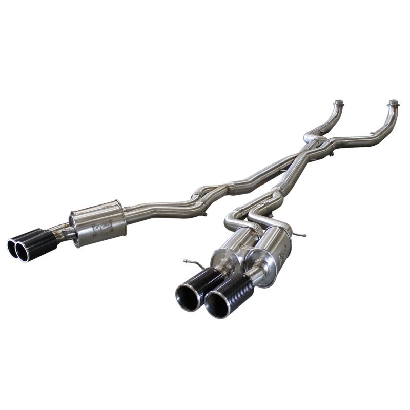 aFe MACHForce XP Exhaust 304SS Cat-Back w/ Carbon Fiber Tips 12-13 BMW M5 (F10) V8 4.4L (tt)