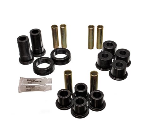 Energy Suspension 91-94 Ford Explorer/Bronco II 2WD/4WD Black Rear Leaf Spring Bushing Set