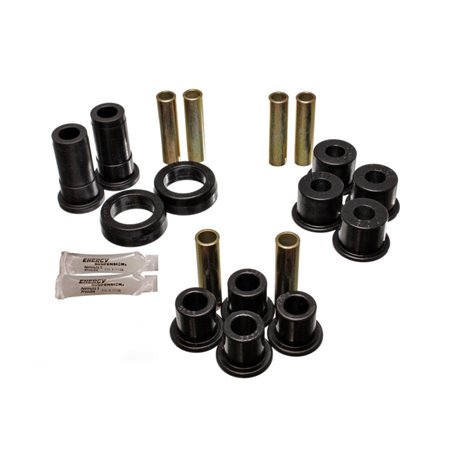 Energy Suspension 91-94 Ford Explorer/Bronco II 2WD/4WD Black Rear Leaf Spring Bushing Set