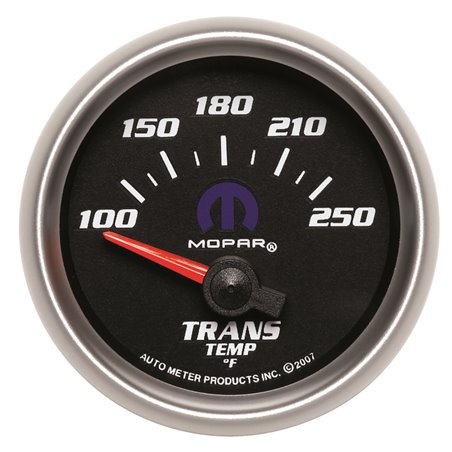 Autometer Mopar 52.4mm SSE 100-250 Degree F Transmission Temperature Gauge