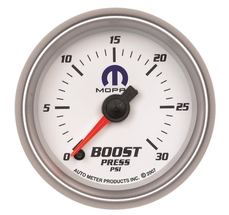 Autometer Mopar 52.4mm FSE 0-30 PSI Boost Gauge