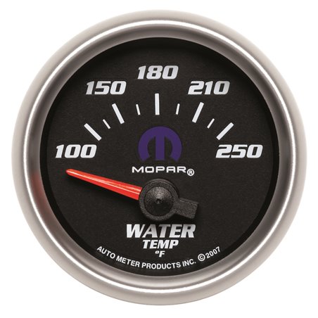 Autometer Mopar 52.4mm SSE 100-250 Degree F Water Temperature Gauge