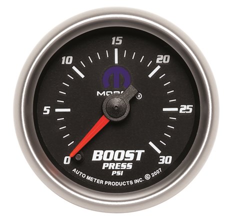 Autometer Mopar 52.4mm FSE 0-30 PSI Boost Gauge