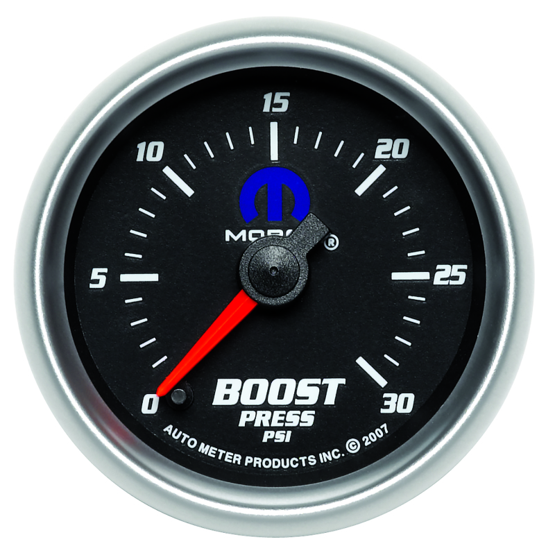 Autometer Mopar 52.4mm FSE 0-30 PSI Boost Gauge