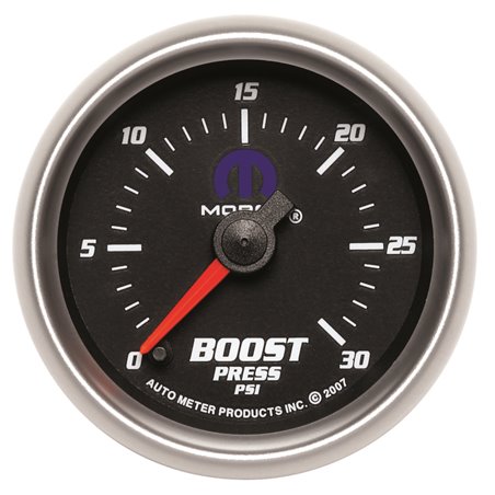 Autometer Mopar 52.4mm FSE 0-30 PSI Boost Gauge