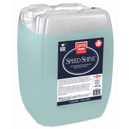 Griots Garage Speed Shine - 5 Gallons (Minimum Order Qty of 2 - No Drop Ship)