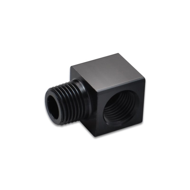 Vibrant 1/8in NPT Female x 1/8in NPT Male 90 Deg Adapter Fitting