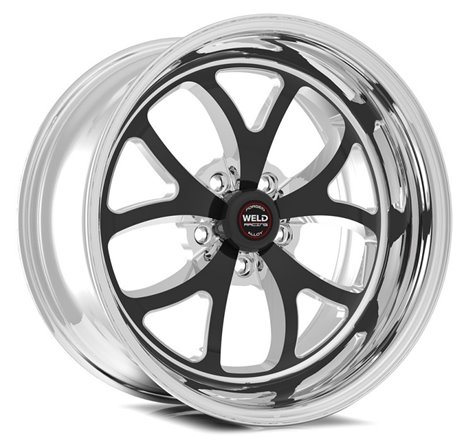 Weld S76 20x9.0 / 5x5 BP / 5.75in. BS Black Wheel (High Pad) - Non-Beadlock