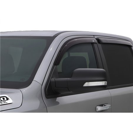 AVS 2019 Ram Quad Cab Ventvisor Outside Mount Window Deflectors 4pc - Smoke