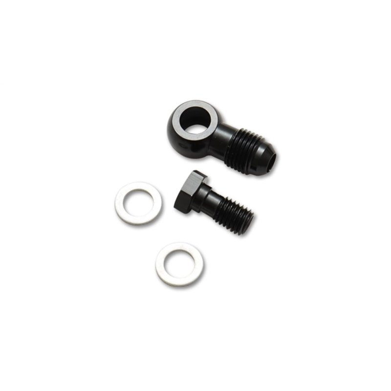 Vibrant -3AN Male Banjo Fitting 8mm x 1.0 Metric Aluminum + 2 Washers