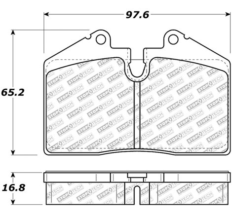 StopTech Street Select Brake Pads - Front/Rear