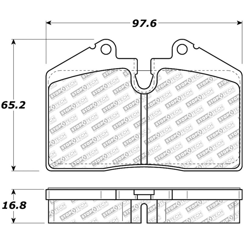 StopTech Street Select Brake Pads - Front/Rear