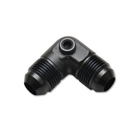 Vibrant -6AN to -6AN Male 90 Degree Union Adapter Fitting with 1/8in NPT Port