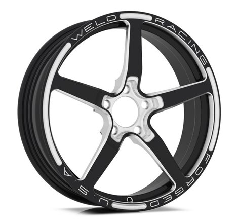 Weld Alumastar 1-Piece 18x6 / 5x115 BP / 2.7in. BS Black Wheel - Non-Beadlock