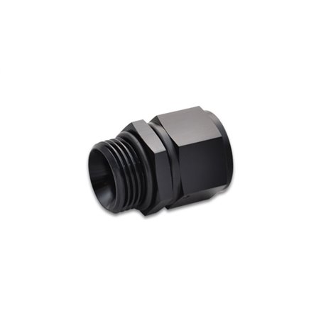 Vibrant -6AN Female to -6AN Male Straight Cut Adapter with O-Ring