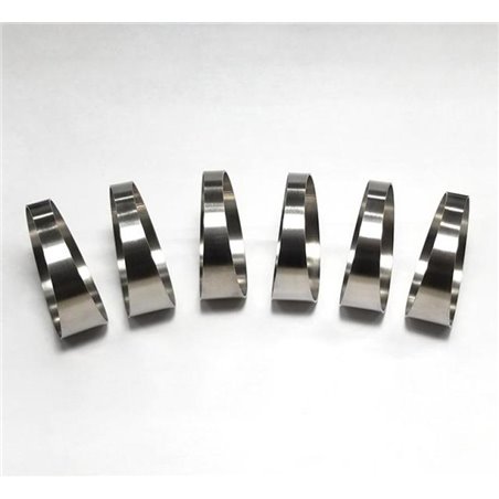 Ticon Industries 1.50in 7.5 Degree 1D/1.5in CLR Tight Radius 1mm Wall Titanium Pie Cuts - 6pk