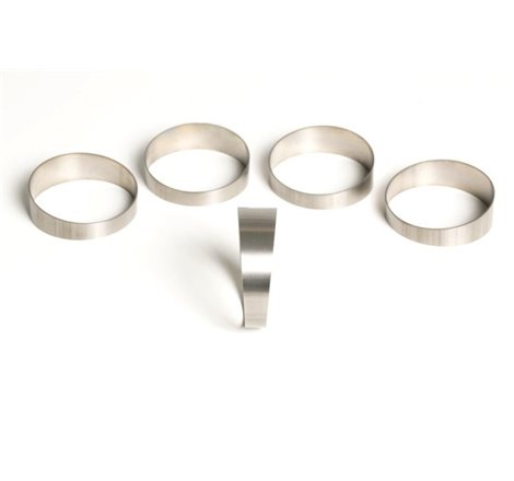 Ticon Industries 1-7/8in 45 Degree 2.3D/4.324in CLR Loose Radius 1mm Wall Titanium Pie Cuts - 5pk