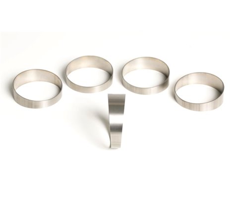 Ticon Industries 1-7/8in 45 Degree 2.82in CLR Tight Radius 1mm Wall Titanium Pie Cuts - 5pk