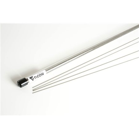 Ticon Industries 39in Length 1/4lb 1.5mm/.059in Filler Diamter CP1 Titanium Filler Rod