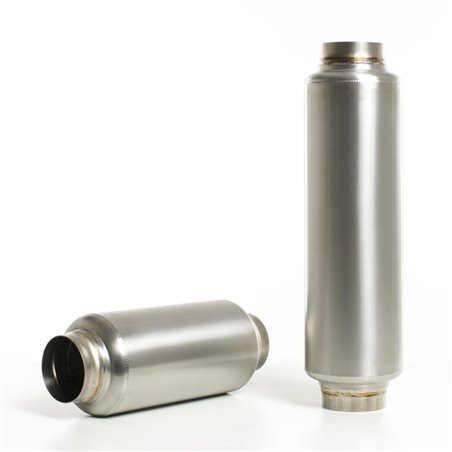 Ticon Industries 12in OAL 3.5in In/Out Ultralight Titanium Muffler