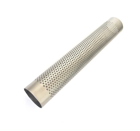 Ticon Industries 12in OAL 2.0in Perforated Titanium Punch Tube