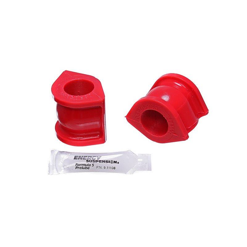 Energy Suspension 06-11 Honda Civic SI 27mm Front Sway Bar Bushing Set - Red