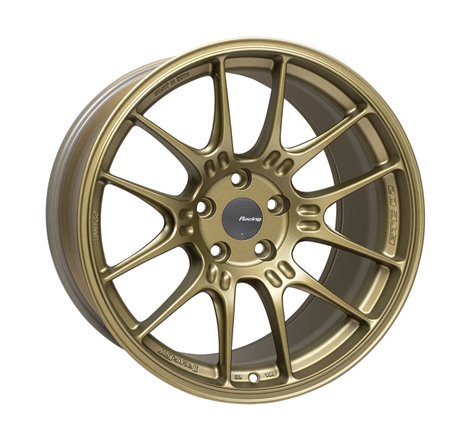 Enkei GTC02 18x10 5x112 32mm Offset 66.5mm Bore Titanium Gold Wheel