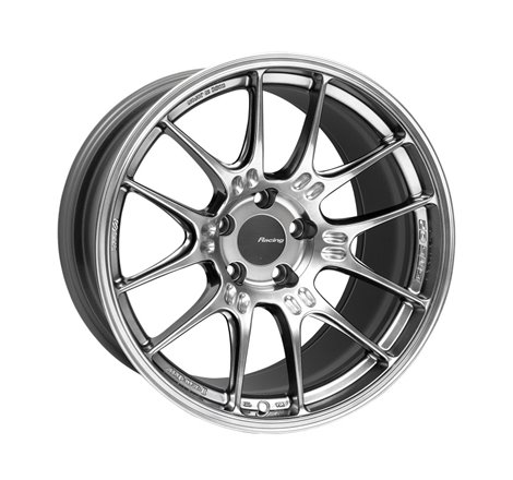 Enkei GTC02 18x10.5 5x114.3 15mm Offset 75mm Bore Hyper Silver Wheel