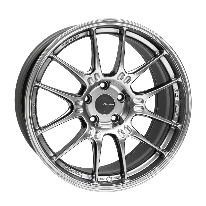 Enkei GTC02 18x9 5x112 25mm Offset 66.5mm Bore Hyper Silver Wheel