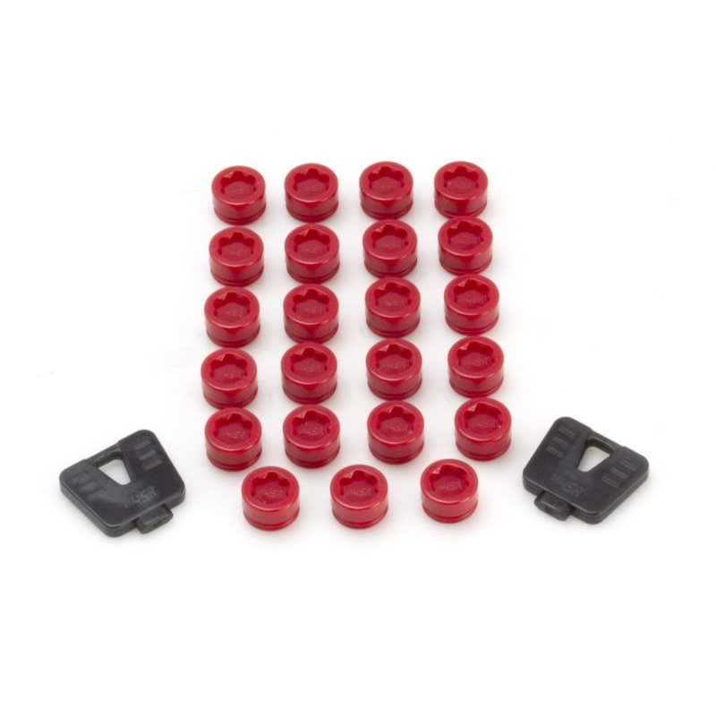 Wheel Mate SR45R Caps Set of 20 - Red