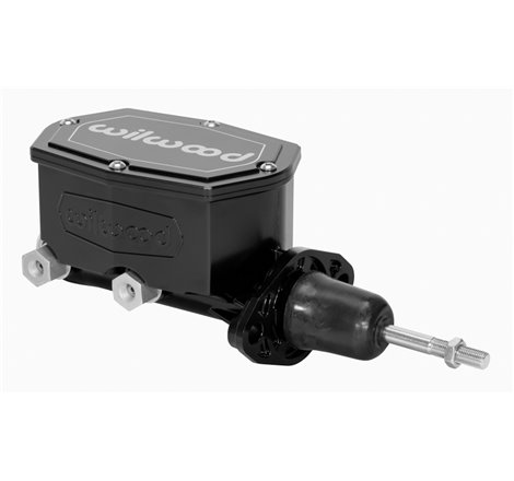 Wilwood Compact Tandem Master Cylinder - 7/8in Bore - w/Pushrod (Black)