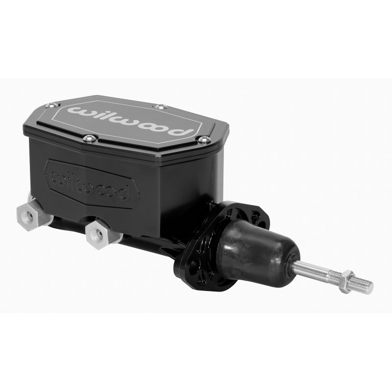 Wilwood Compact Tandem Master Cylinder - 7/8in Bore - w/Pushrod (Black)