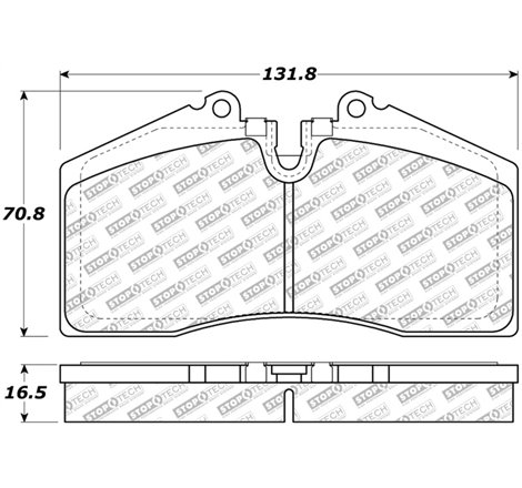 StopTech 86-98 Porsche 911/928/944/968 Street Select Brake Pads