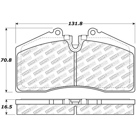 StopTech 86-98 Porsche 911/928/944/968 Street Select Brake Pads