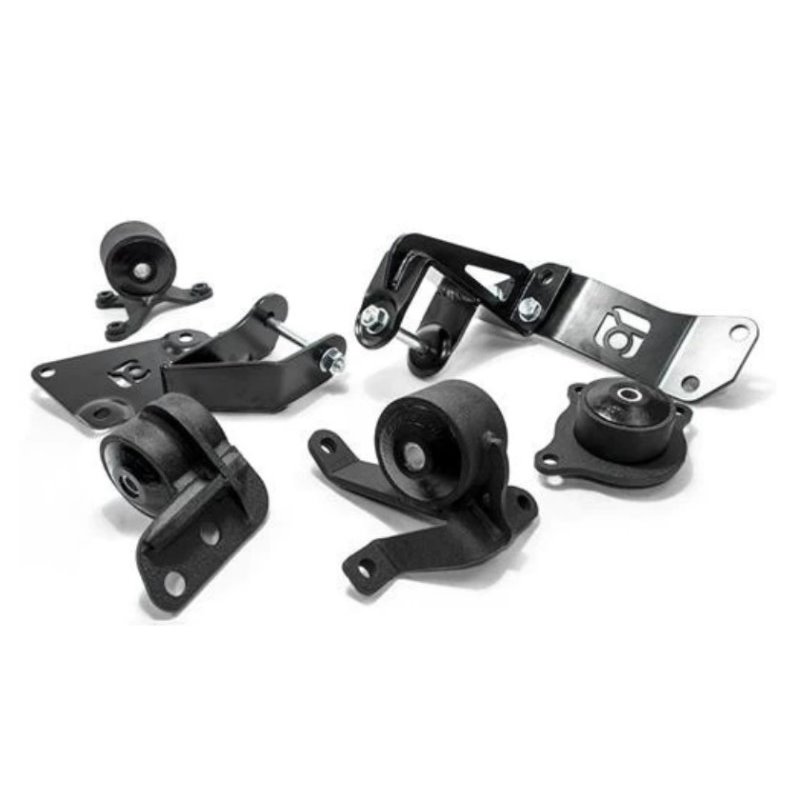 Innovative 01-05 Civic K-Series Black Steel Mounts 60A Bushings (Not K24 Trans)