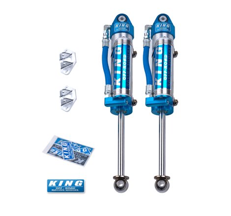 King Shocks 2005+ Nissan Frontier Rear 2.5 Dia Piggy Hose Reservoir Shock (Pair)