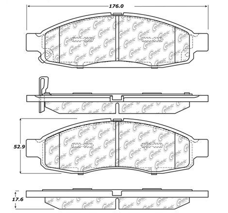 StopTech Street Touring 05 Nissan Titan Front Brake Pads