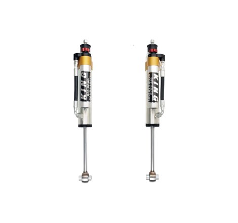 King Shocks 90-12 Mercedes-Benz G-Class Rear 2.5 Dia Piggy Hose Reservoir w/Adjuster (Pair)