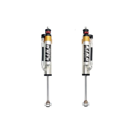 King Shocks 90-12 Mercedes-Benz G-Class Rear 2.5 Dia Piggy Hose Reservoir w/Adjuster (Pair)