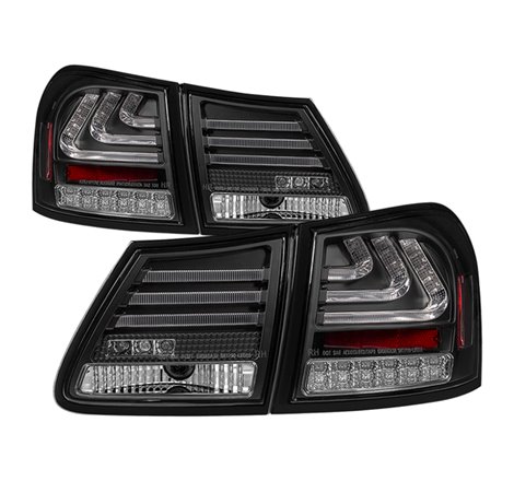 Spyder 07-11 Lexus GS 350 LED Tail Lights Black ALT-YD-LGS06-LED-BK