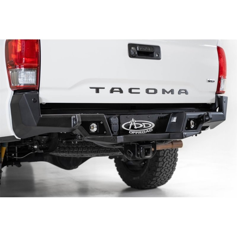 Addictive Desert Designs 16-19 Toyota Tacoma Stealth Fighter Rear Bumper w/ Backup Sensor Cutouts