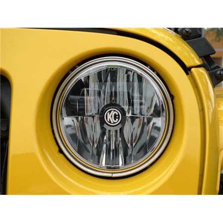 KC HiLiTES 07-18 Jeep JK 7in. Gravity LED DOT Approved Replacement Headlight (Single)