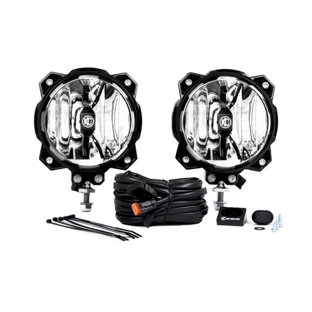 KC HiLiTES 6in. Pro6 Gravity LED Light 20w Single Mount Spot Beam (Pair Pack System)